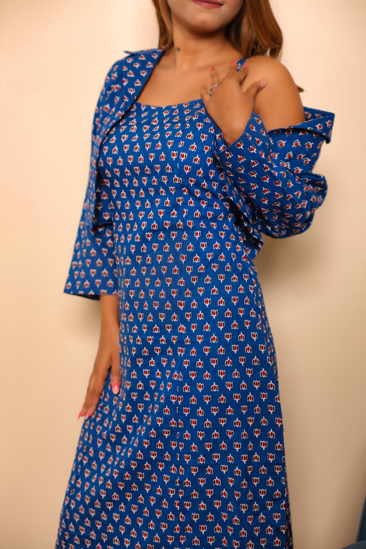 The Two-Step Treasure: Indigo Cotton Set