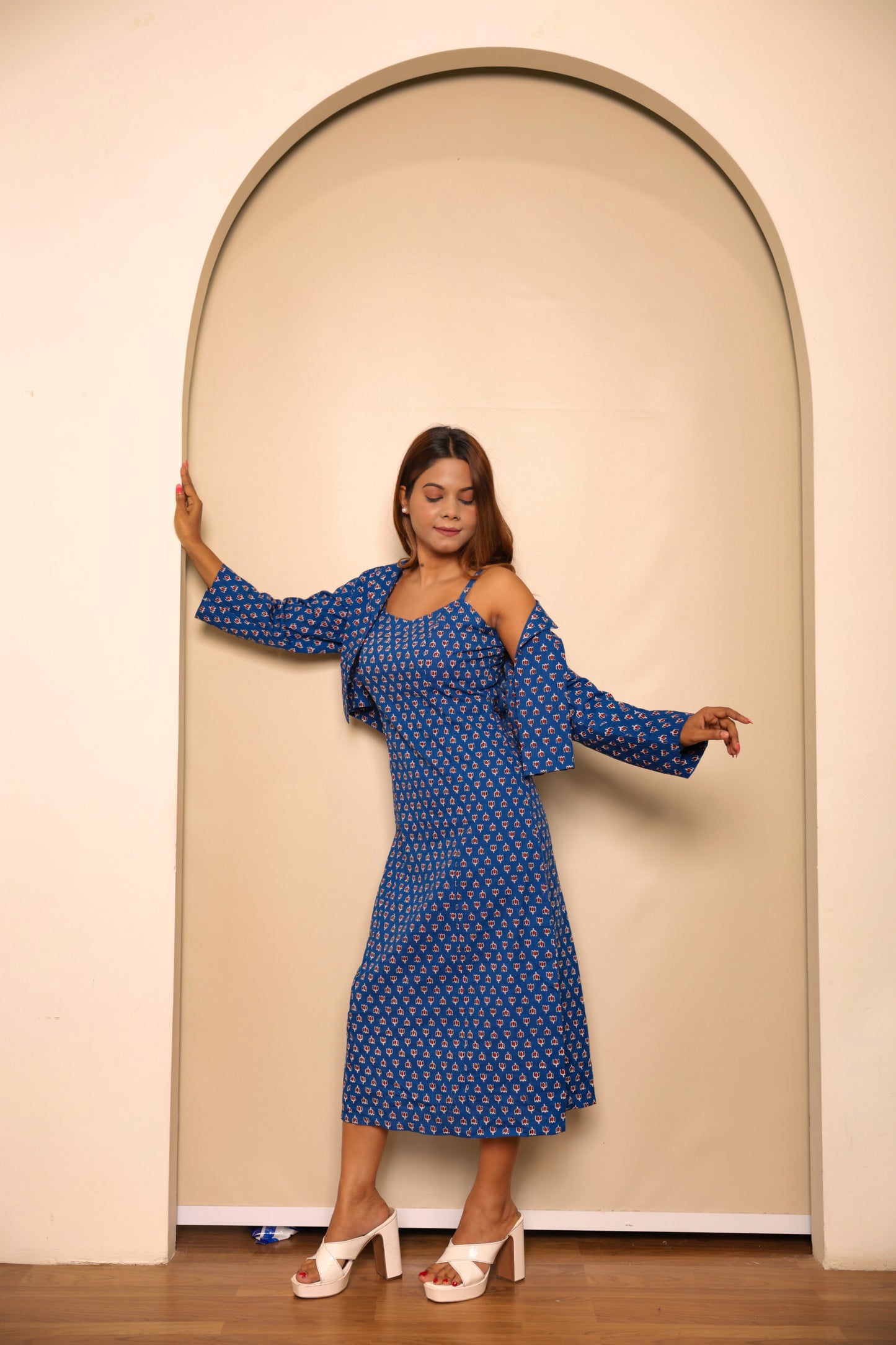 The Two-Step Treasure: Indigo Cotton Set