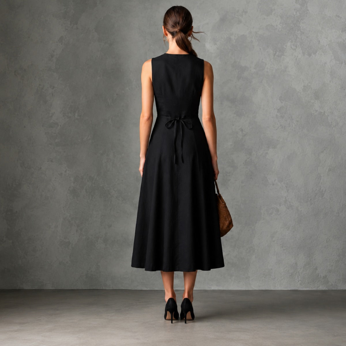 Button Down Midi Dress